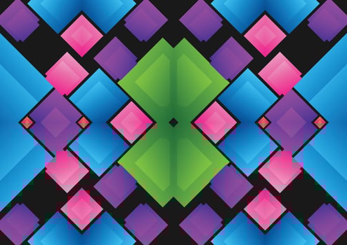 gradient design geometric background banner vector