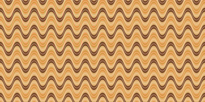 A psychedelic groovy style seamless pattern with a retro aesthetic and abstract wavy vector background. Print surface design for textiles, wrapping, and webs.