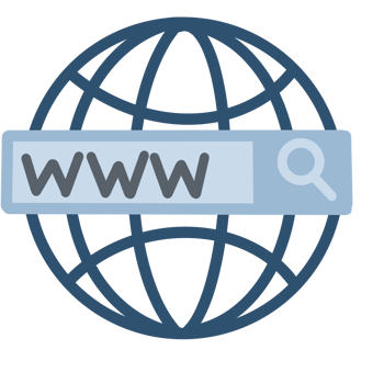 Website logo searching illustration png