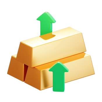 3D Gold Bar Illustration png