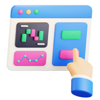3D Trading Plan Illustration png