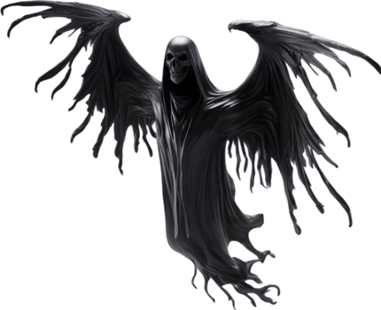 AI generated A close-up of a scary demon. Ai-Generated png