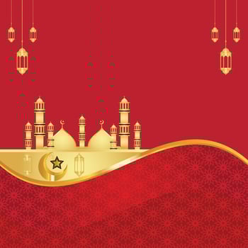 Ramadan kareem twibbon islamic frame mandala arabic border flyer poster for eid al fitr milad un nabi adha vector