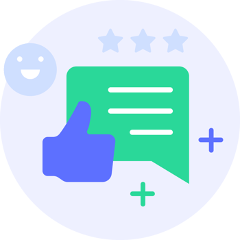 customer feedback modern icon clipart illustration png