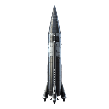 AI generated Space Rocket Flying in Air on Transparent background - Ai Generated png