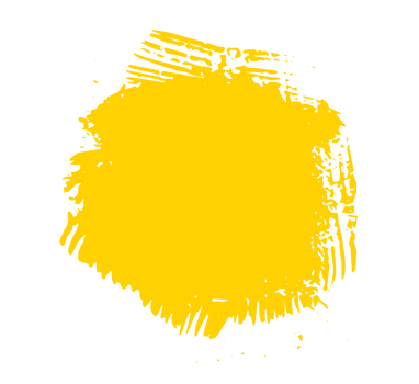 Hand drawn yellow color ink paint brush strokes isolated text design quote or text information. Graphic elements painted for text information, ads, offer, big, splatter stains, paintbrush, overlay. png