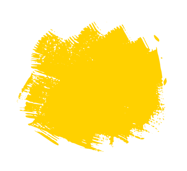 Hand drawn yellow color ink paint brush strokes isolated text design quote or text information. Graphic elements painted for text information, ads, offer, big, splatter stains, paintbrush, overlay. png