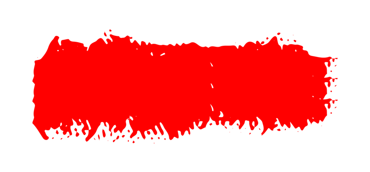 Hand drawn red color ink paint brush strokes isolated text design quote or text information. Graphic elements painted for text information, ads, offer, big, splatter stains, paintbrush, overlay. png