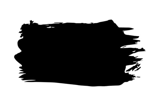 Black Distress Brushes. Grunge Texture. Splash Banner. vector illustration.