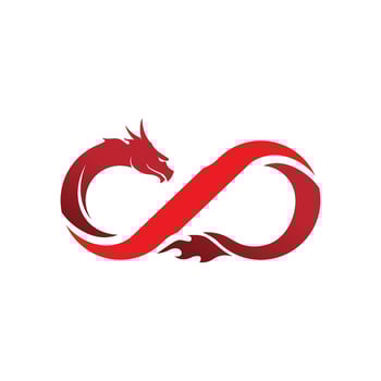 infinity logo and symbol template icons vector illustration.