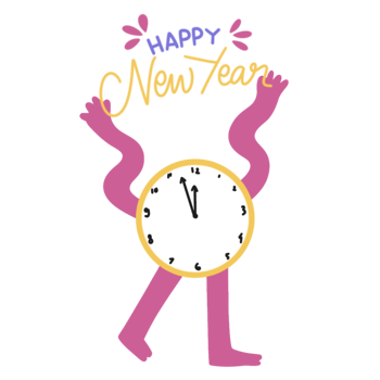 Time for New Year png