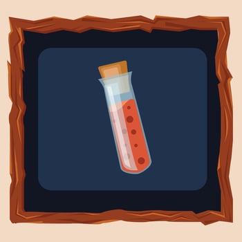 bottle of liquids vector