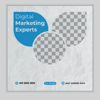Social media post dseign vector