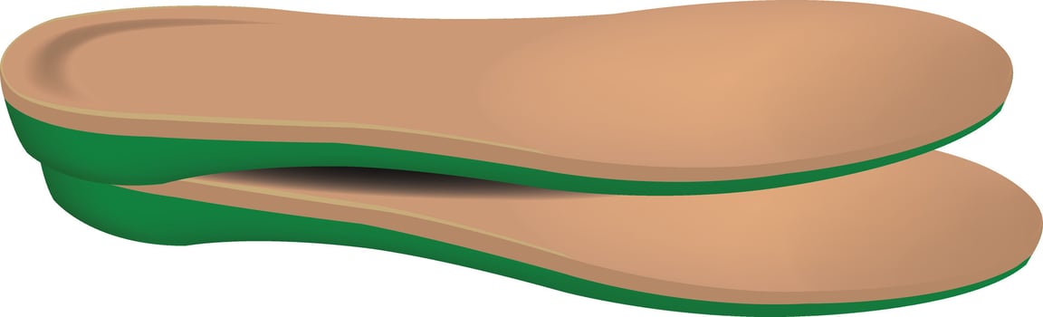 insole for shoes vector