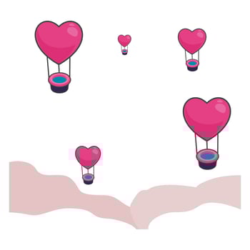 valentine ornament vector illustration