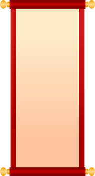 Chinese Paper Scroll Illustration png