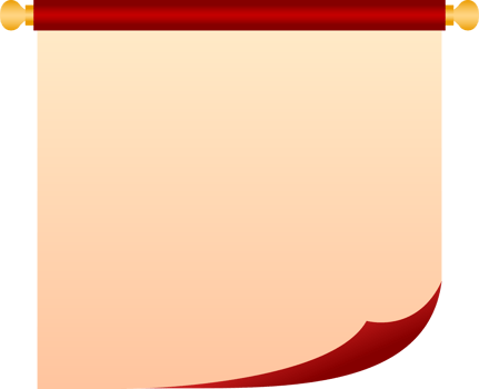 Chinese Paper Scroll Illustration png