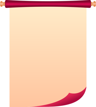 Chinese Paper Scroll Illustration png