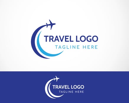 travel logo creative illustration vector