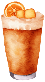 AI generated a cocktail, illustration. png