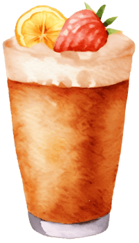 AI generated a cocktail, illustration. png