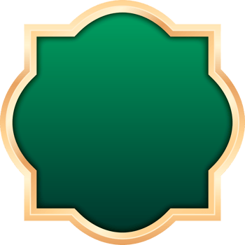 Green Frame And Luxury Gold Border png