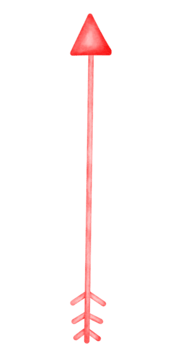 Red arrow sign png