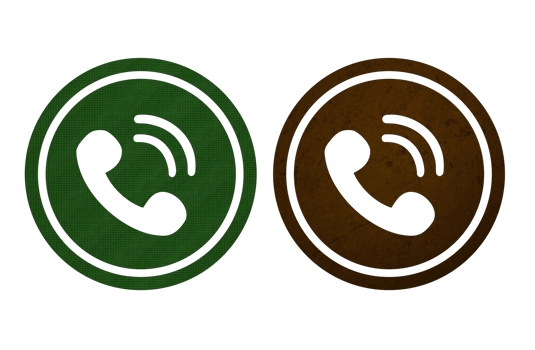 Phone icon symbol with texture png
