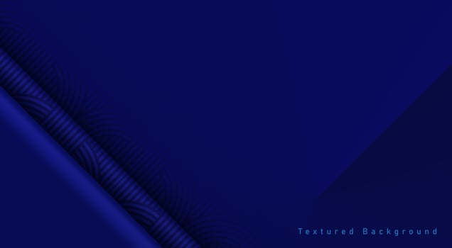 Abstract blue background with silk fabric satin texture pattern, 3d effect, the concept of dark blue gradient background. vector