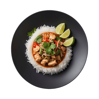 AI generated Delicious thai food isolated on transparent background png