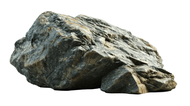 AI generated Rock isolated on transparent background png