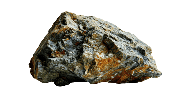 AI generated Rock isolated on transparent background png