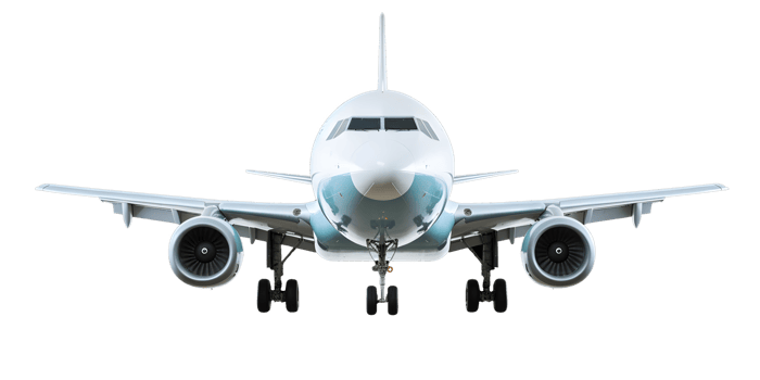 AI generated Airplane flying PNG
