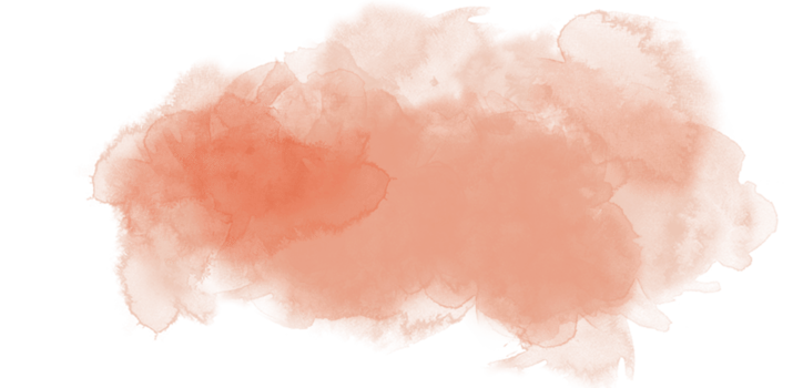 watercolor element with an orange-red smoke shape png