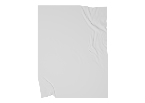 Wrinkled poster mockup png