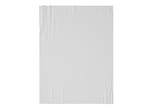 Wrinkled poster mockup png