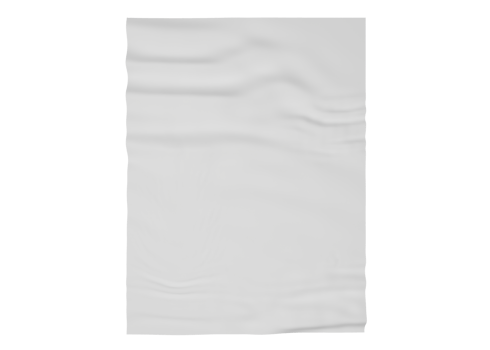 Crumpled poster mockup png