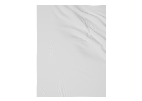 Crumpled poster mockup png
