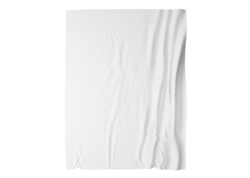 Crumpled poster mockup png