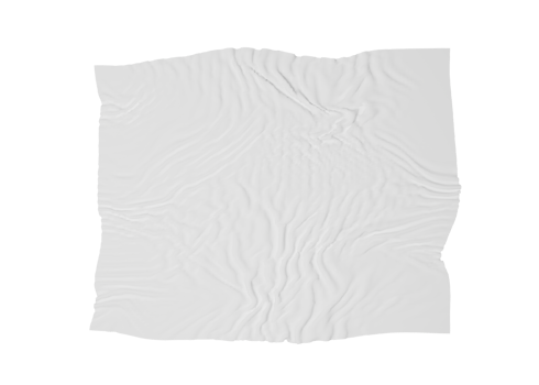 Crumbled poster mockup png