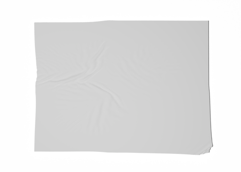 Crumpled posters on wall png