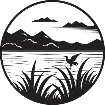 Verdant Elevation Iconic Emblem Icon Abundant Acres Vector Logo Design