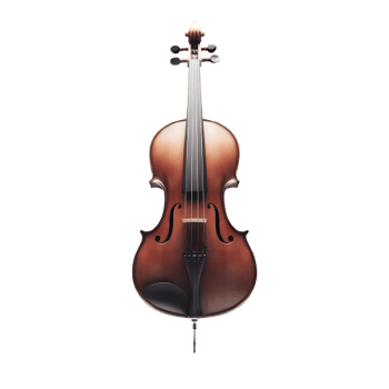 AI generated An isolated violin musical instrument cutout object on transparent background, PNG file