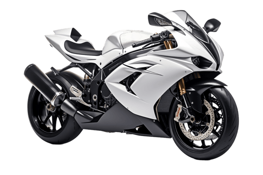 AI generated Motorcycle on Transparent Background. AI png