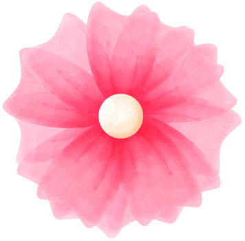 Pink Watercolor Flower png