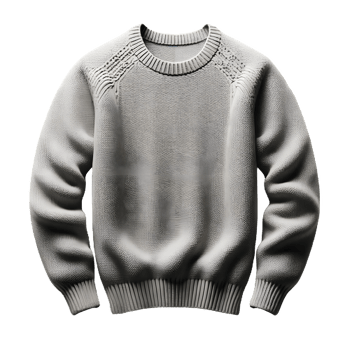 AI generated Isolated sweater fashion piece of clothing on a transparent background, PNG File Format