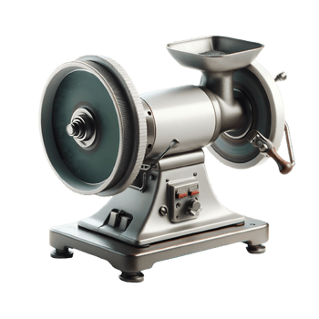 AI generated Isolated Bench Grinder hard ware tool on a transparent background, PNG File Format