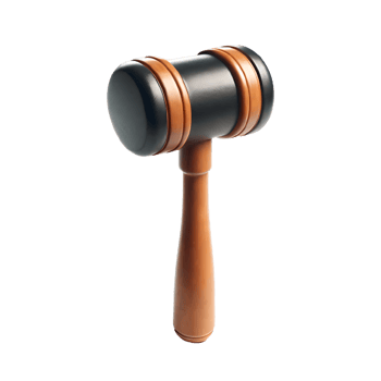 AI generated Isolated Rubber Mallet hardware tool on a transparent background, PNG File Format