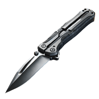 AI generated Isolated Utility Knife hardware tool on a transparent background, PNG File Format