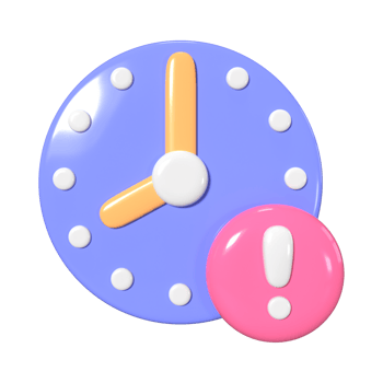 Delay 3D Illustration Icon png